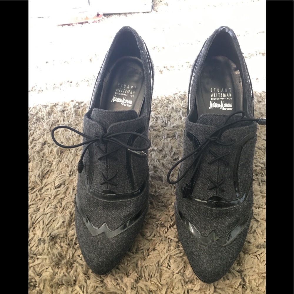 Stuart Weizman Grey heels/ booties
